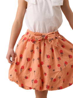 Angel & Rocket Kids' Puff Ball Skirt, Coral