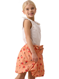 Angel & Rocket Kids' Puff Ball Skirt, Coral