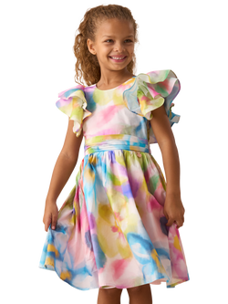 Angel & Rocket Kids' Ruffle Dress, Multi, Multi
