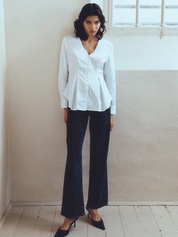 Selected Harper Flared Jeans, Black, Black