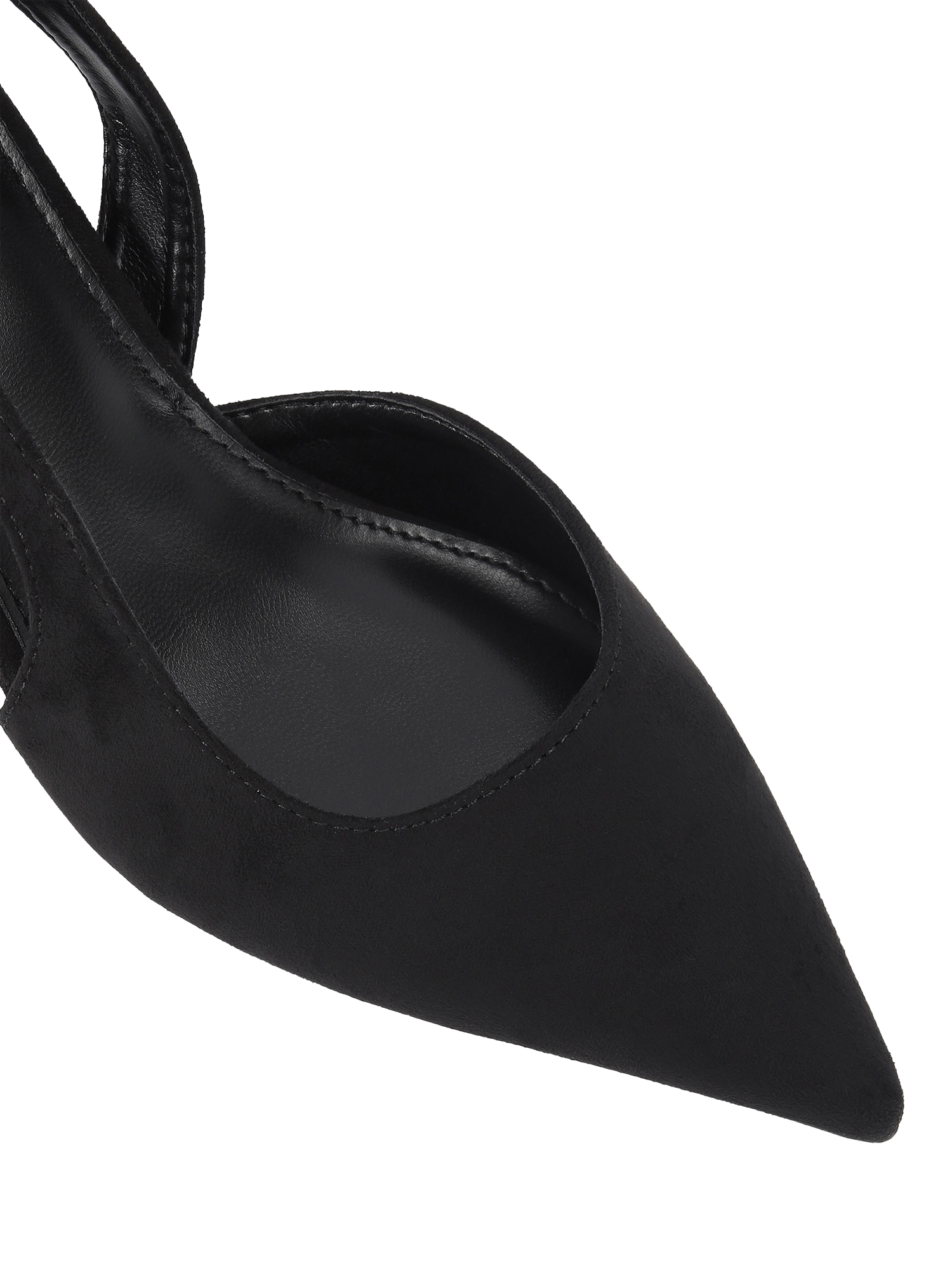 Product image 5 of 5, which shows Carvela Alina Sling Court Shoes, Black, 2
