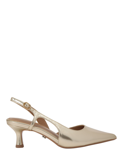Carvela Alina Slingback Court Shoes, Gold, Gold