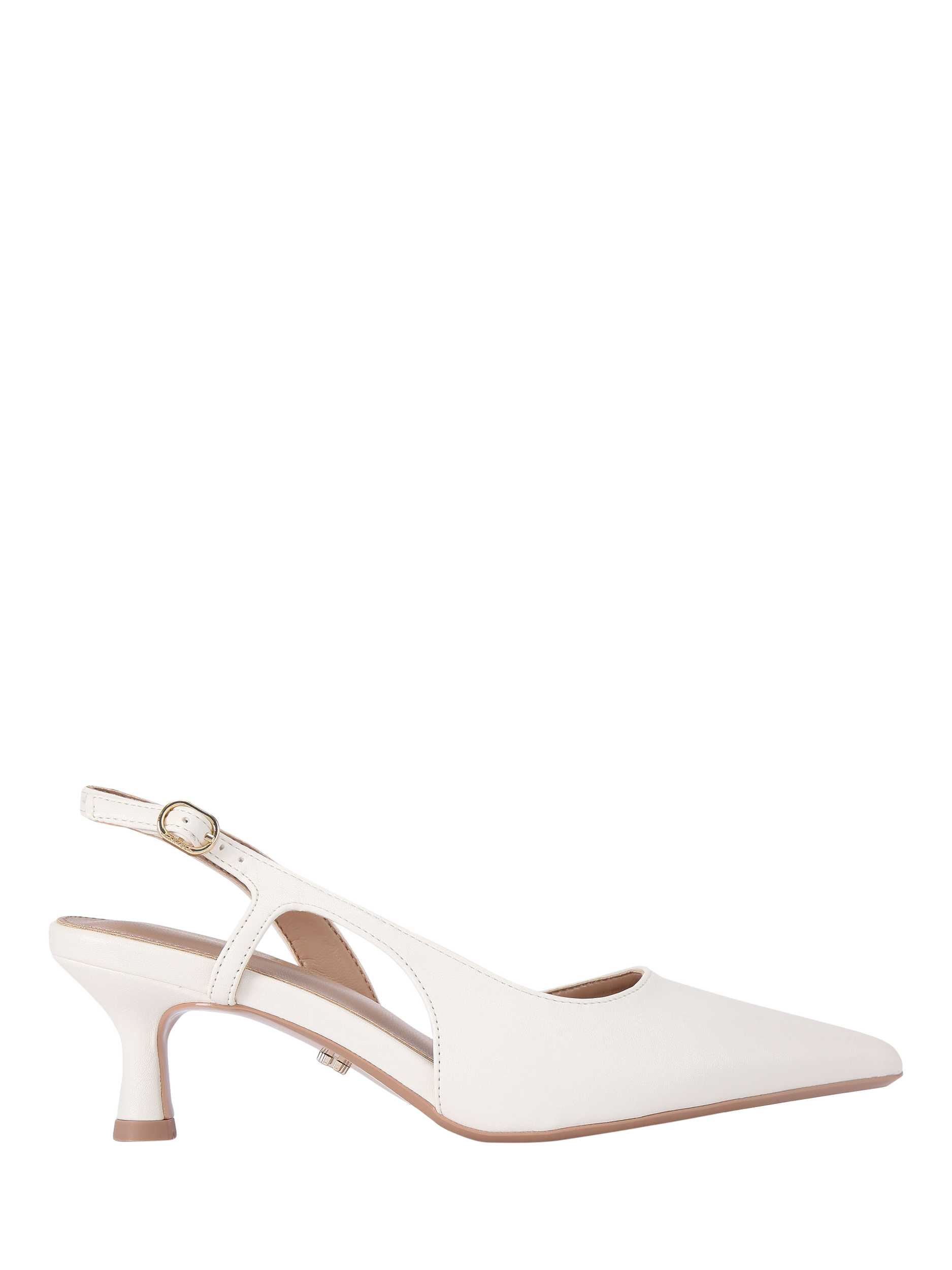 Product image 1 of 5, which shows Carvela Alina Sling Court Shoes, Putty, 2