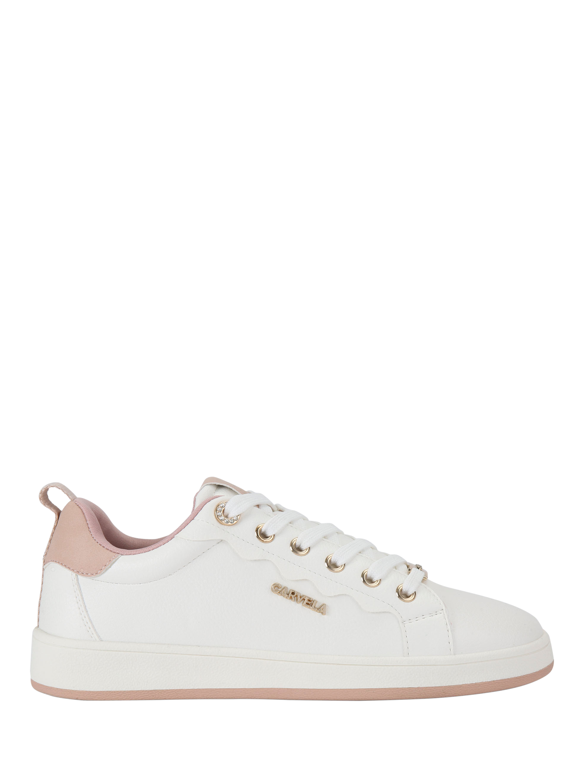 Carvela Peonia Lace Up Trainers, White
