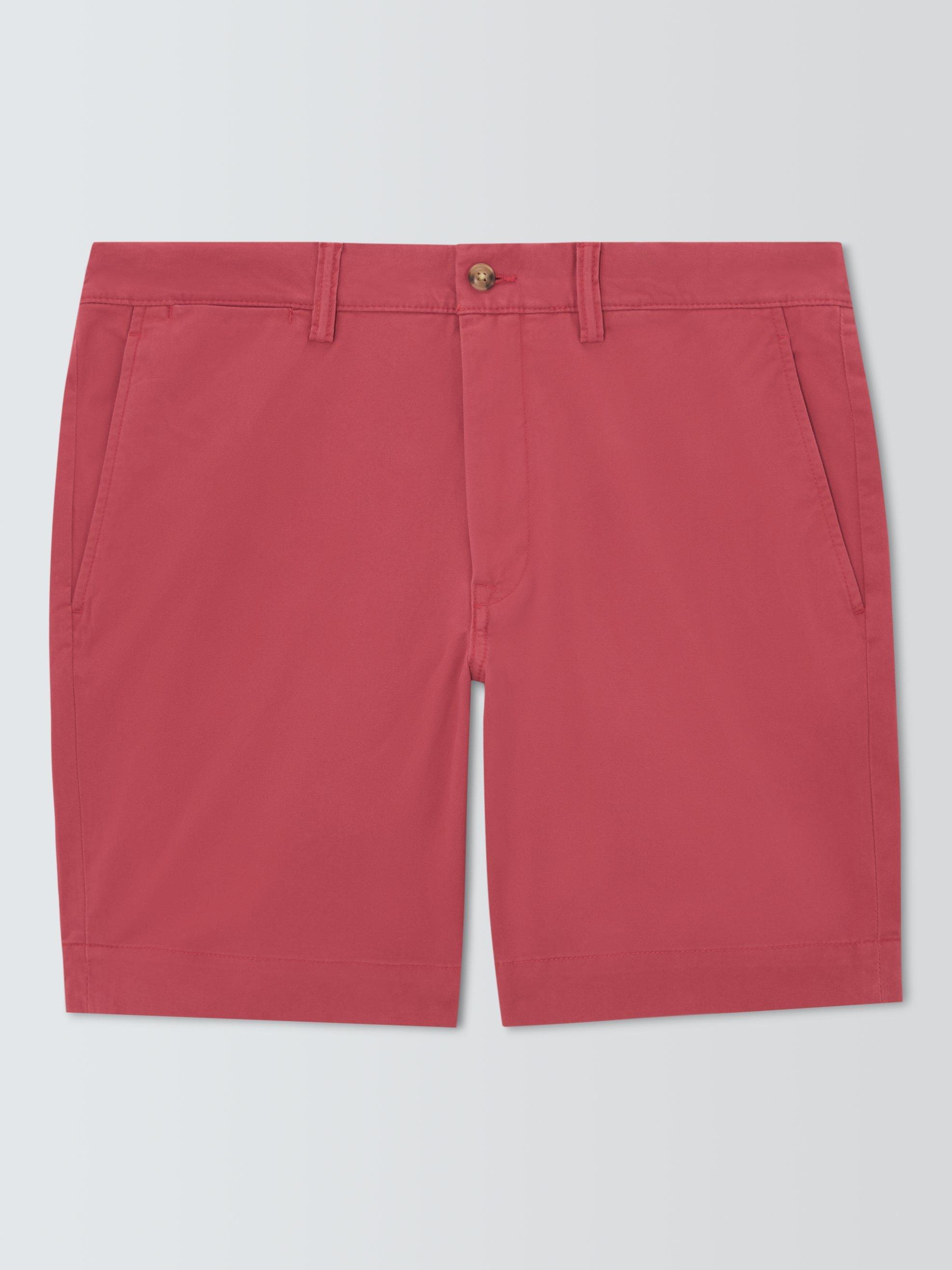 Product image 4 of 7, which shows Polo Ralph Lauren Stretch Straight Fit Chino Shorts, Nantucket Red, 38R