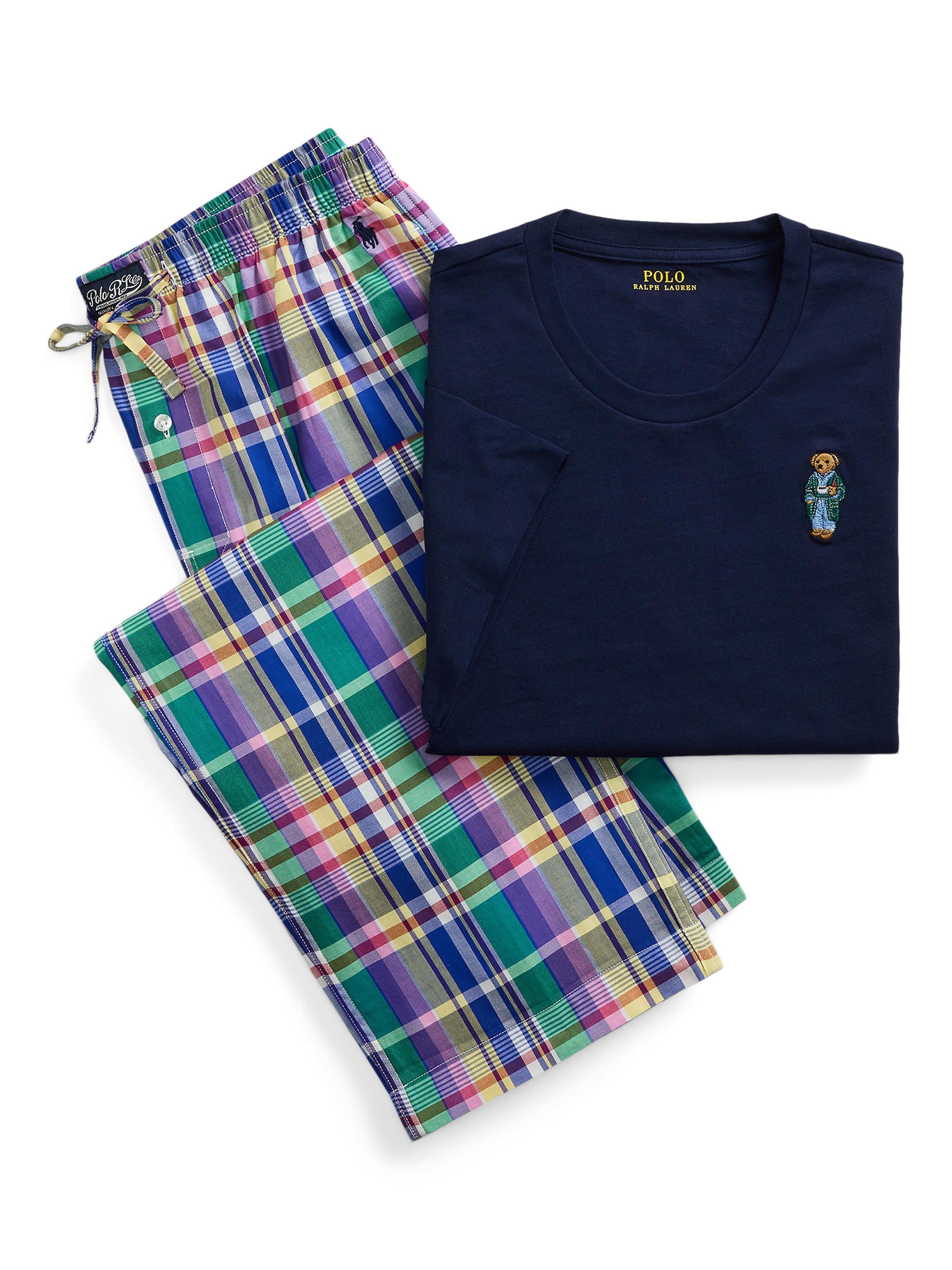 Polo Ralph Lauren Polo Bear Check Pyjamas, Multi