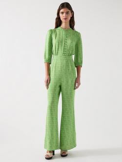 L.K.Bennett Naomi Abstract Jumpsuit, Green, Green