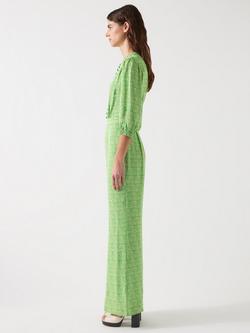 L.K.Bennett Naomi Abstract Jumpsuit, Green - view 2, Green