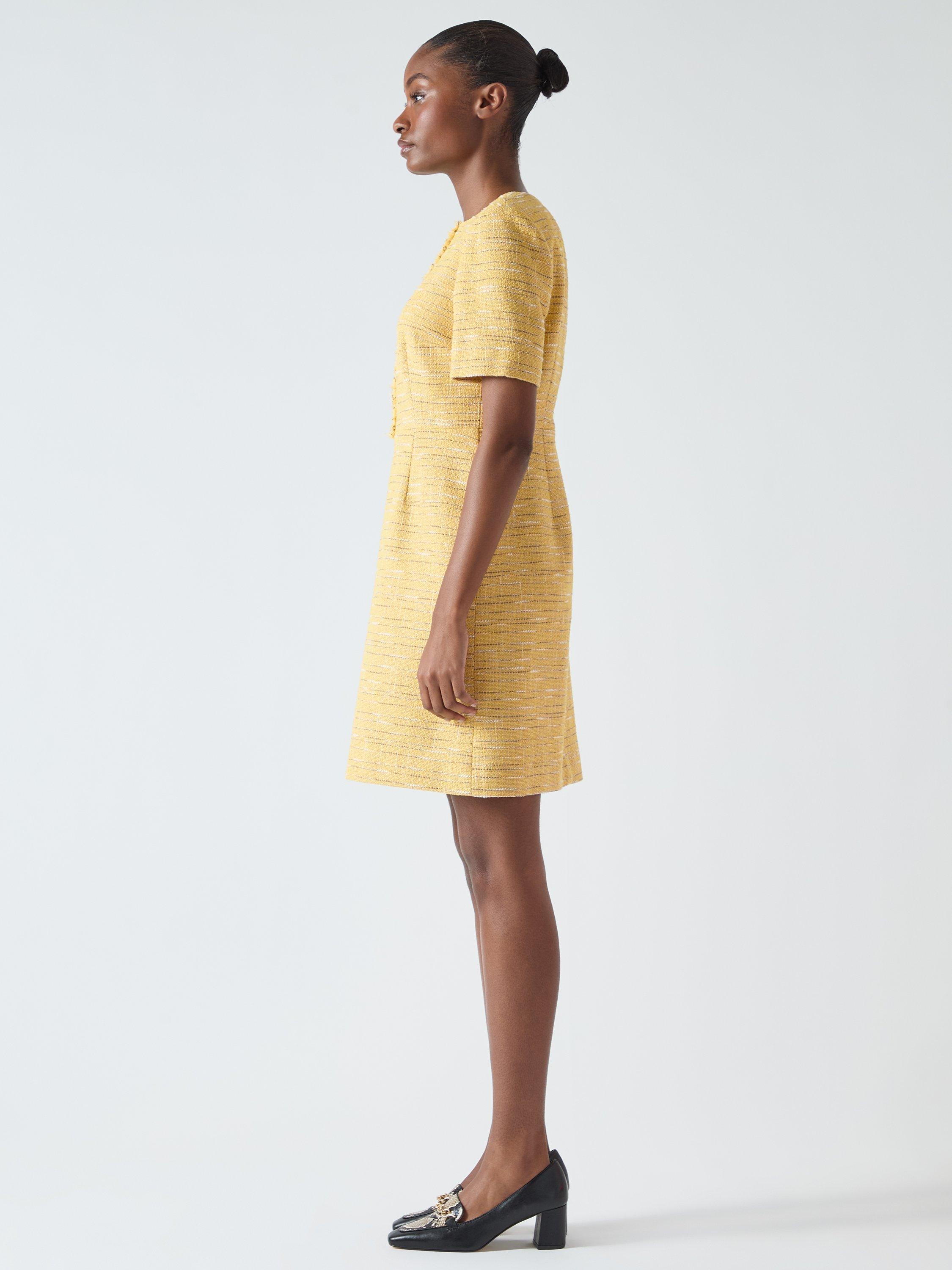 Product image 2 of 5, which shows L.K.Bennett Varley Mini Dress, Buttercup, 10