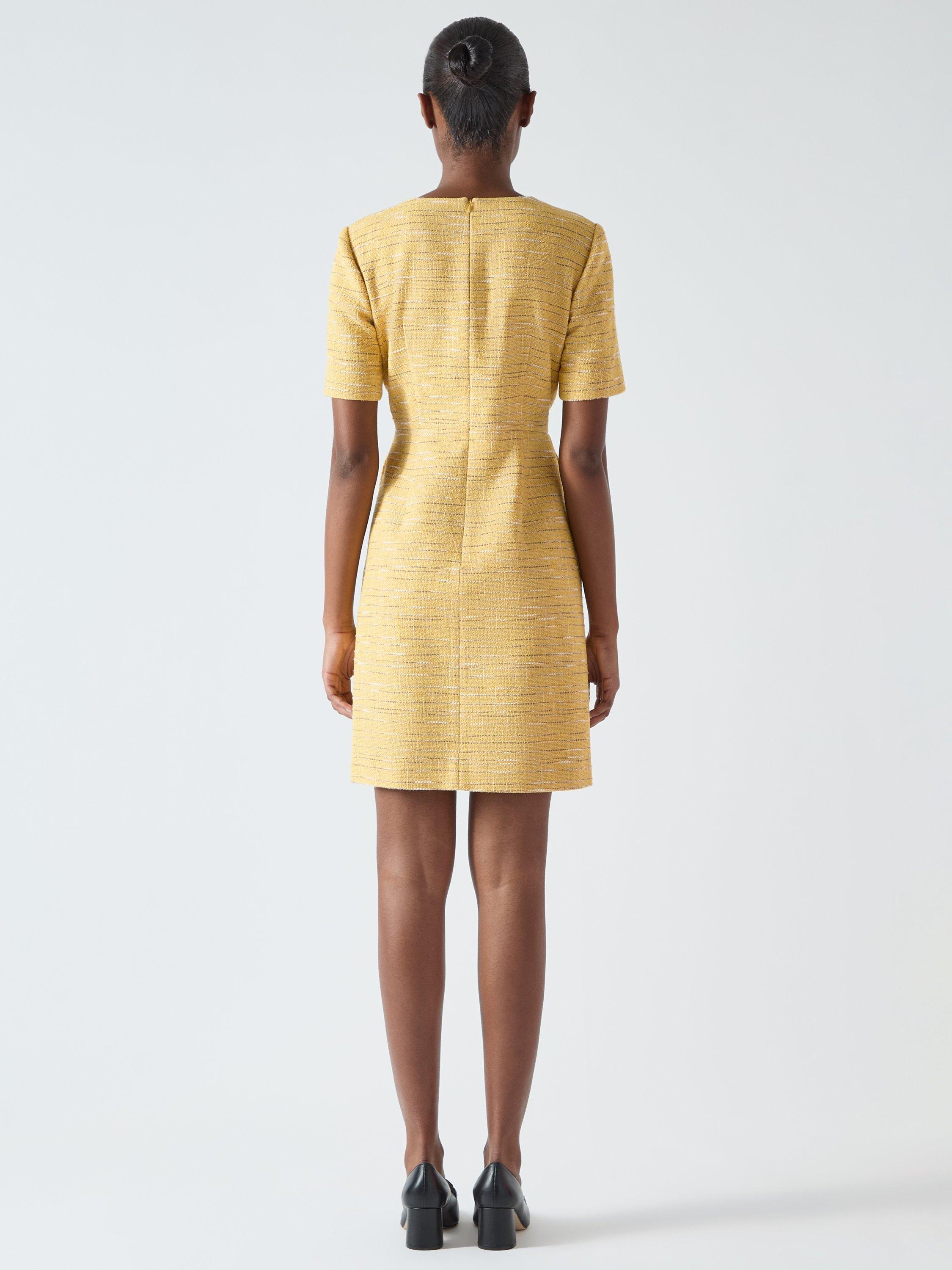 Product image 3 of 5, which shows L.K.Bennett Varley Mini Dress, Buttercup, 10