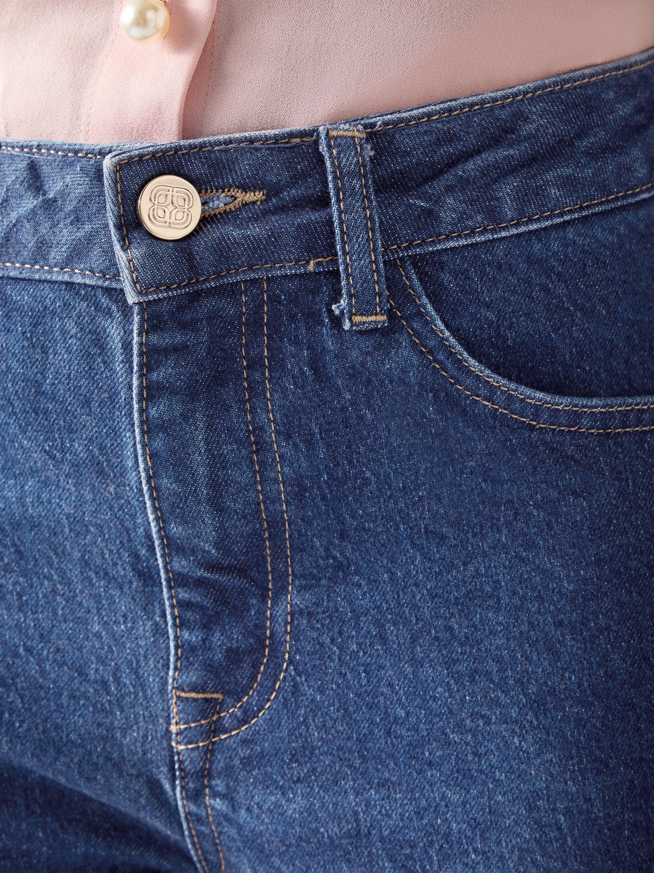 Product image 3 of 5, which shows L.K.Bennett Emilie Straight Jeans, Indigo, 12