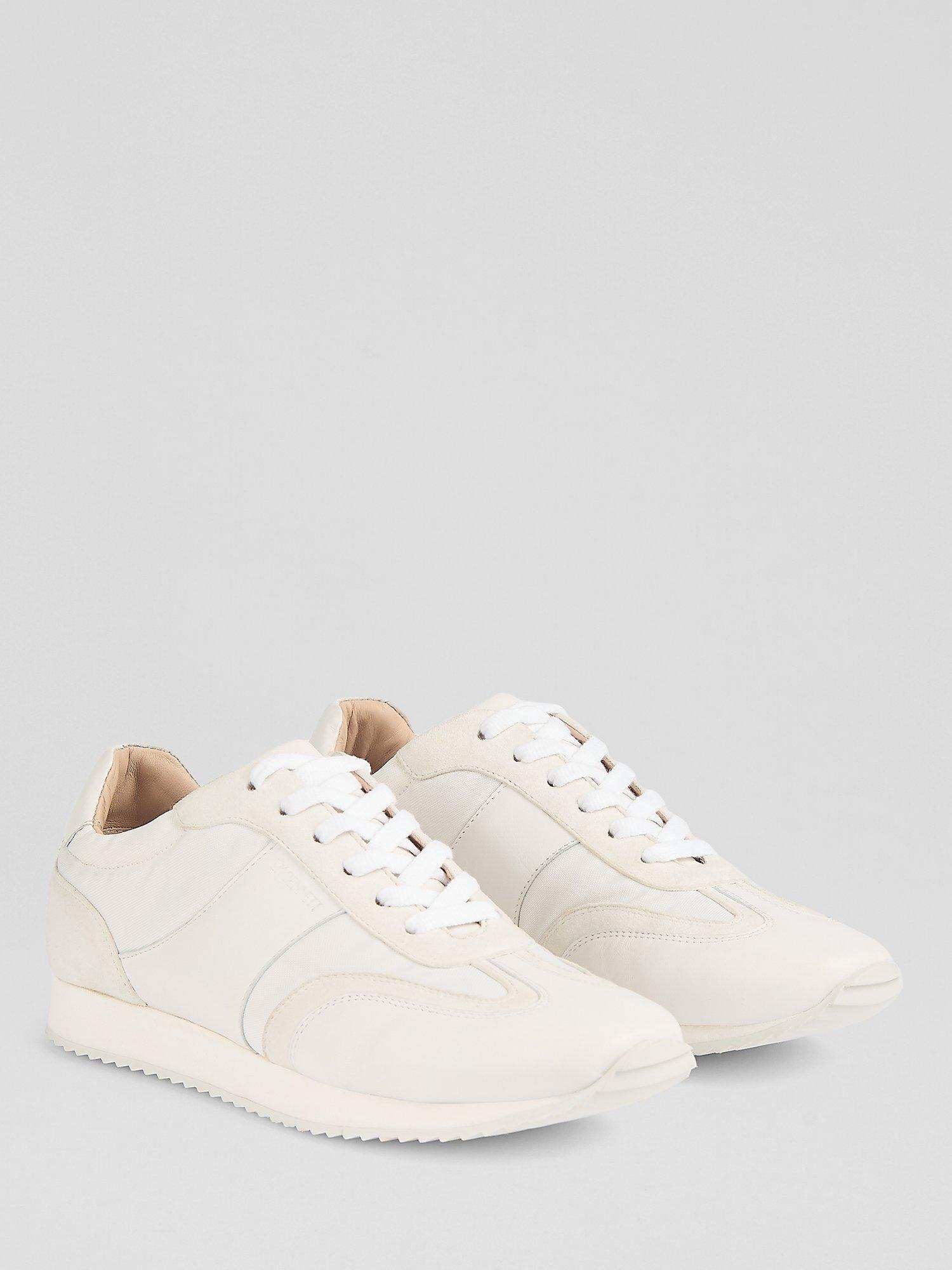 Product image 2 of 4, which shows L.K.Bennett Lkb Sport Runner Trainers, White/Off White, 2