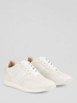 L.K.Bennett Lkb Sport Runner Trainers, White/Off White - view 2, White/Off White