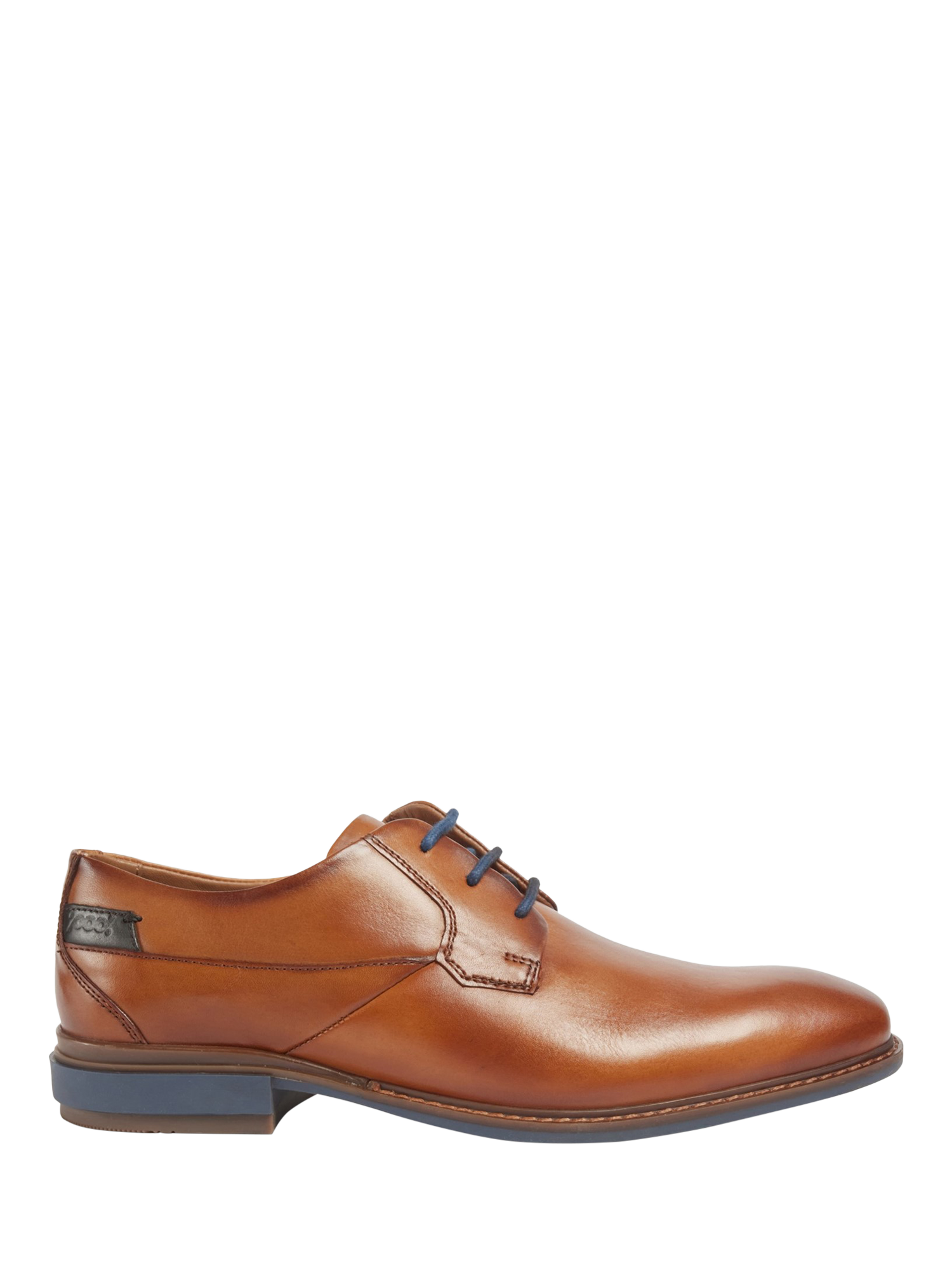 Product image 1 of 4, which shows Pod Smyth Leather Lace Up Derby Shoes, Cognac, 7