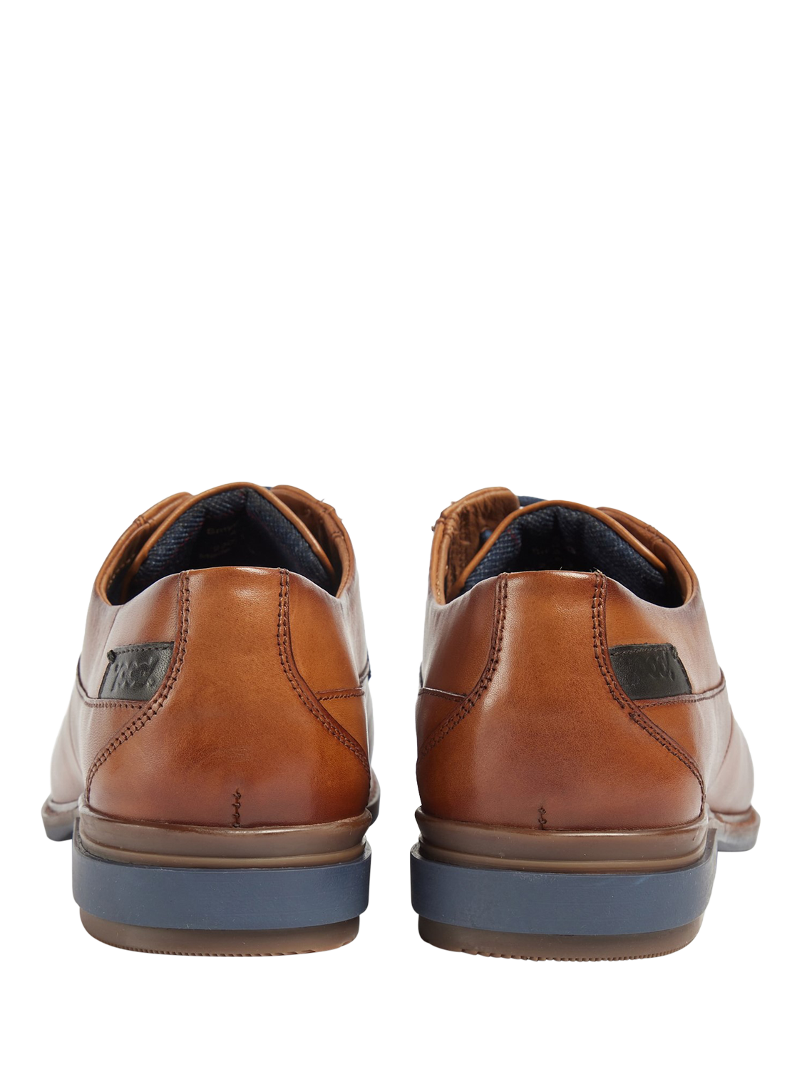 Product image 3 of 4, which shows Pod Smyth Leather Lace Up Derby Shoes, Cognac, 7
