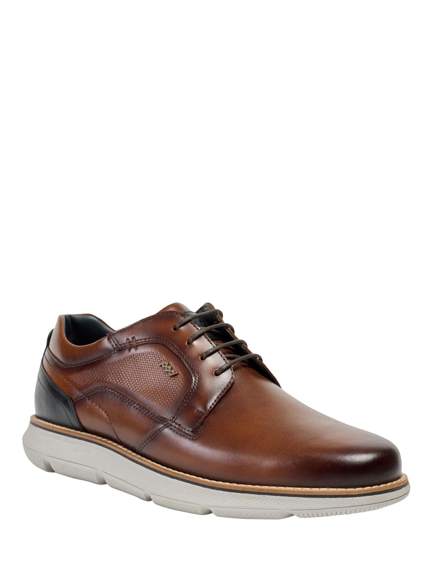 Product image 2 of 4, which shows Pod Finch Leather Lace-Up Shoes, Cognac, 7