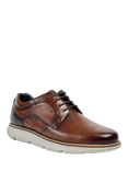 Pod Finch Leather Lace-Up Shoes, Cognac