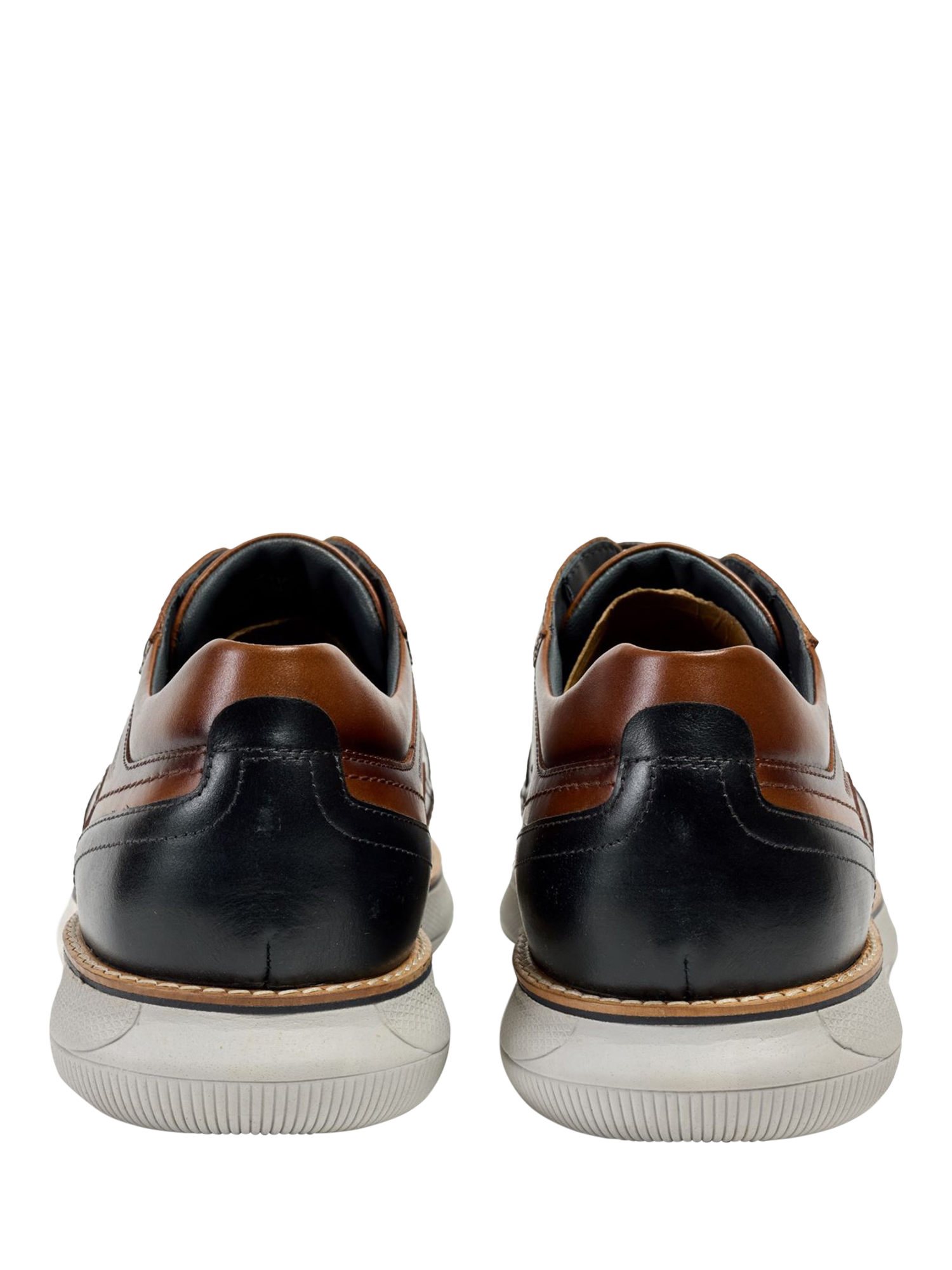 Product image 3 of 4, which shows Pod Finch Leather Lace-Up Shoes, Cognac, 7