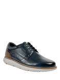 Pod Finch Leather Lace Up Derby Shoes, Navy