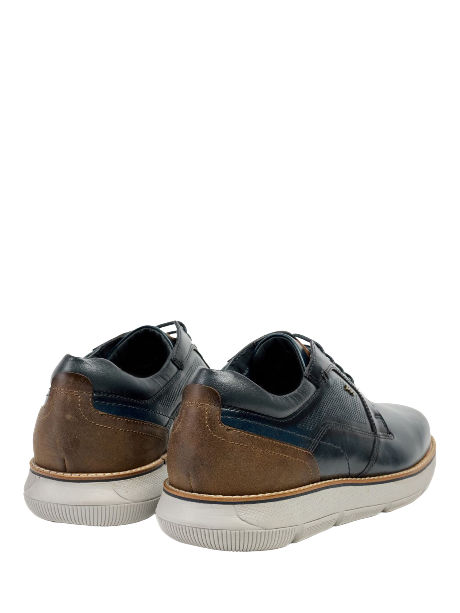 Product image 3 of 5, which shows Pod Finch Leather Lace Up Derby Shoes, Navy, 7