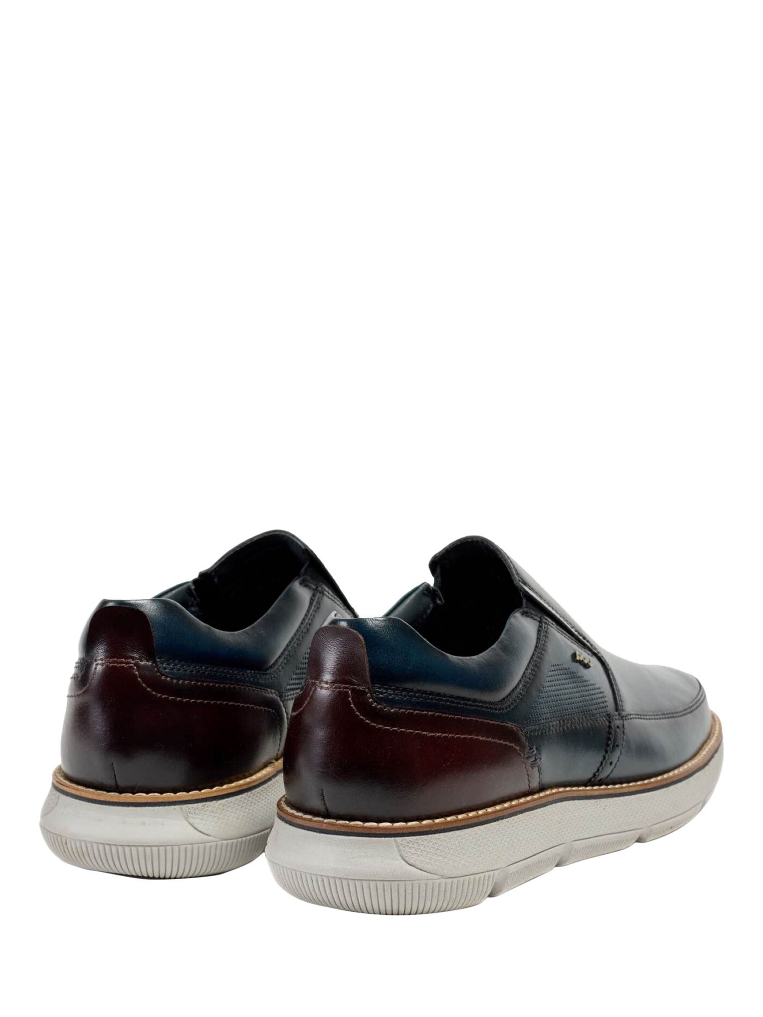 Product image 3 of 5, which shows Pod Fowler Leather Slip On Loafers, Navy, 7