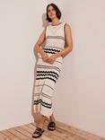 Mint Velvet Cotton Textured Knit Maxi Dress