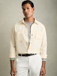 Reiss Fitzroy Textured Shirt, White