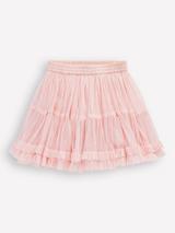 Mini Boden Kids' Tulle Ruffle Skirt, Pink
