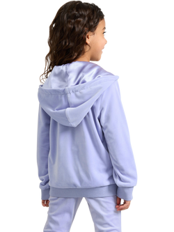 Lindex Kids' Velour Hoodie - view 2, Light Blue