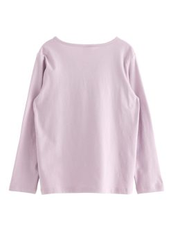 Lindex Kids' Unicorn Long Sleeve Top - view 2, Light Dusty Lilac