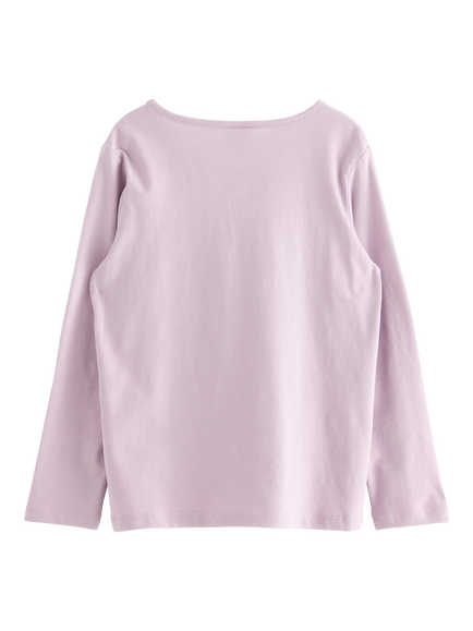 Lindex Kids' Unicorn Long Sleeve Top - view 2, Light Dusty Lilac