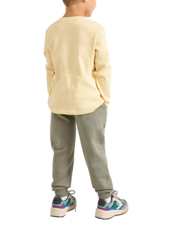 Lindex Kids' Casual Joggers, Dusty Green - view 2, Dusty Green