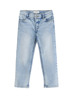 Lindex Kids' Staffan Pull-Up Straight Jeans, Light Denim, Light Denim