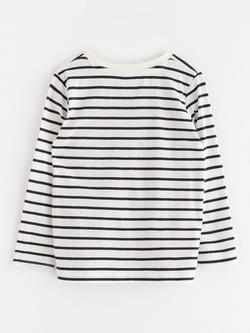 Lindex Baby Stripe Long Sleeve T-Shirt - view 2, Dark Navy/Multi