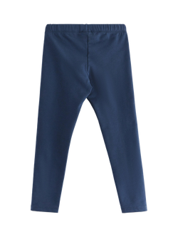 Lindex Kids' Basic Leggings, Dark Blue - view 2, Dark Blue