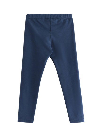 Lindex Kids' Basic Leggings, Dark Blue - view 2, Dark Blue