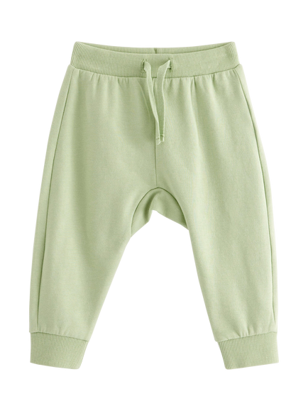 Lindex Baby Dog Print Joggers, Light Dusty Green, Light Dusty Green