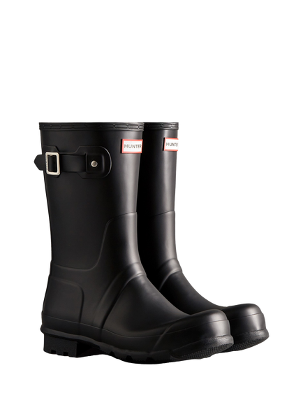 Hunter Original Short Wellington Boots - view 2, Black