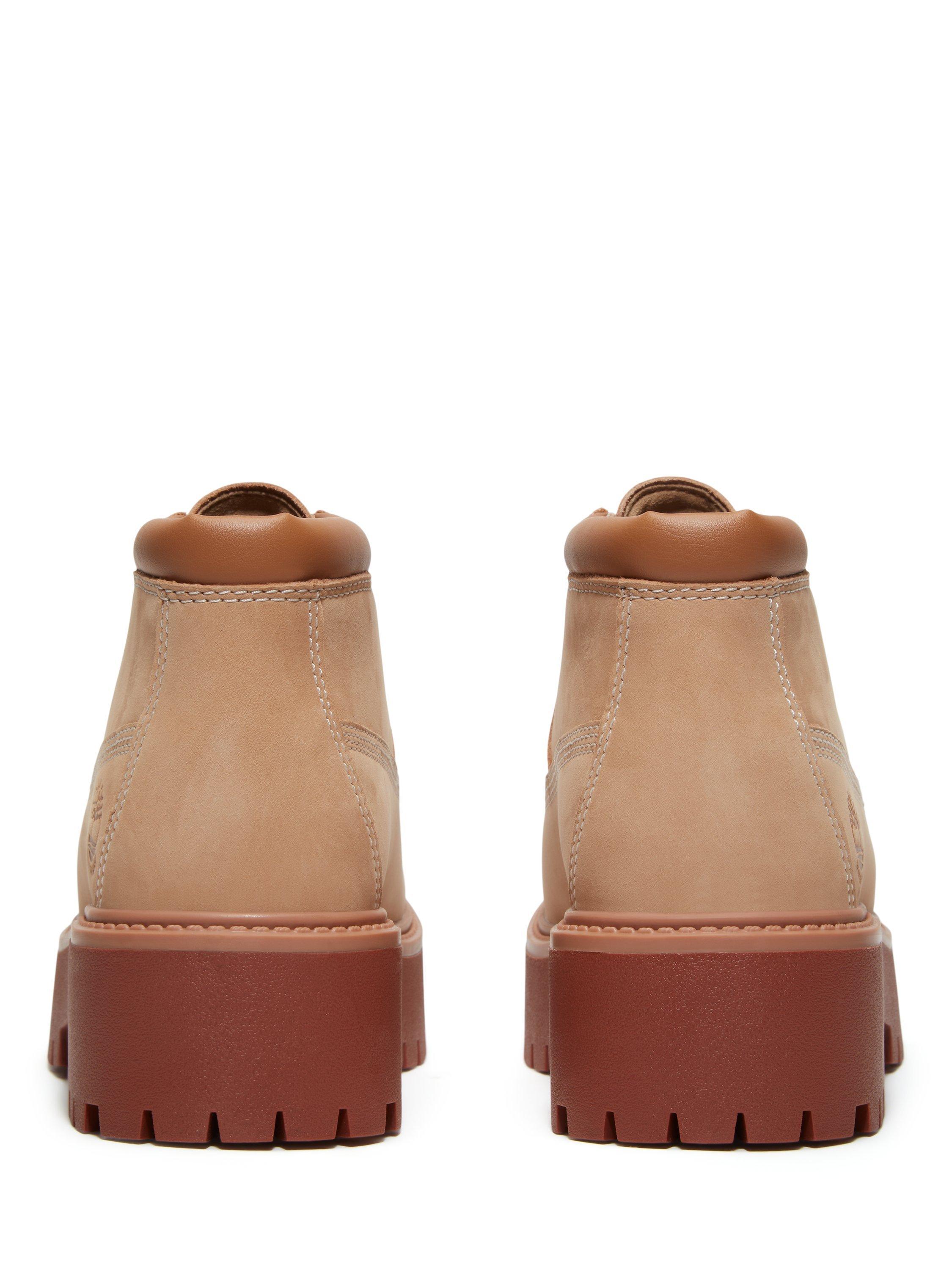 Product image 6 of 7, which shows Timberland Stone Street Mid Lace Up Waterproof Boots, Beige, 4