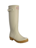Hunter Original Tall Wellington Boots, Gravel/Biscuit