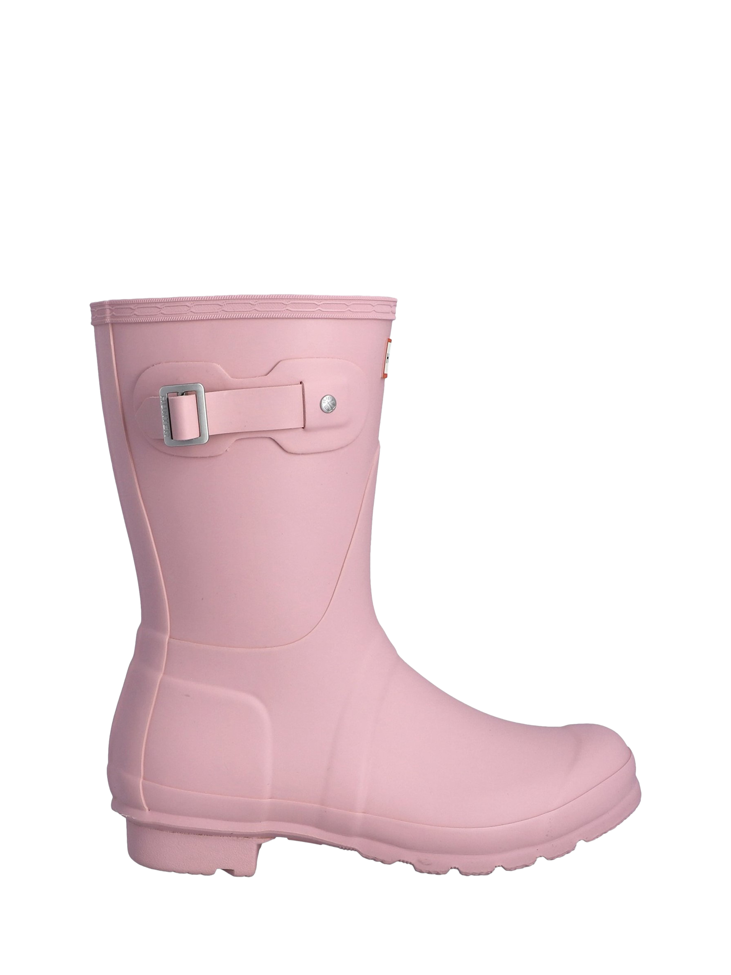 Product image 1 of 2, which shows Hunter Original Short Wellington Boots, Pink Nectar, 4