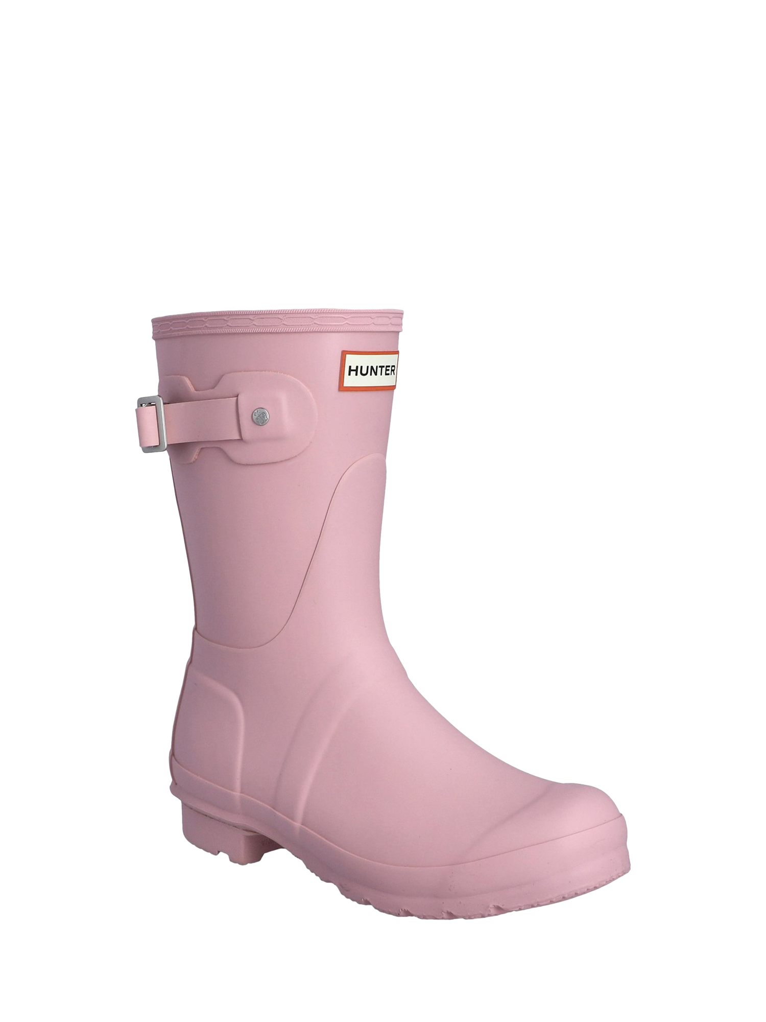 Product image 2 of 2, which shows Hunter Original Short Wellington Boots, Pink Nectar, 4