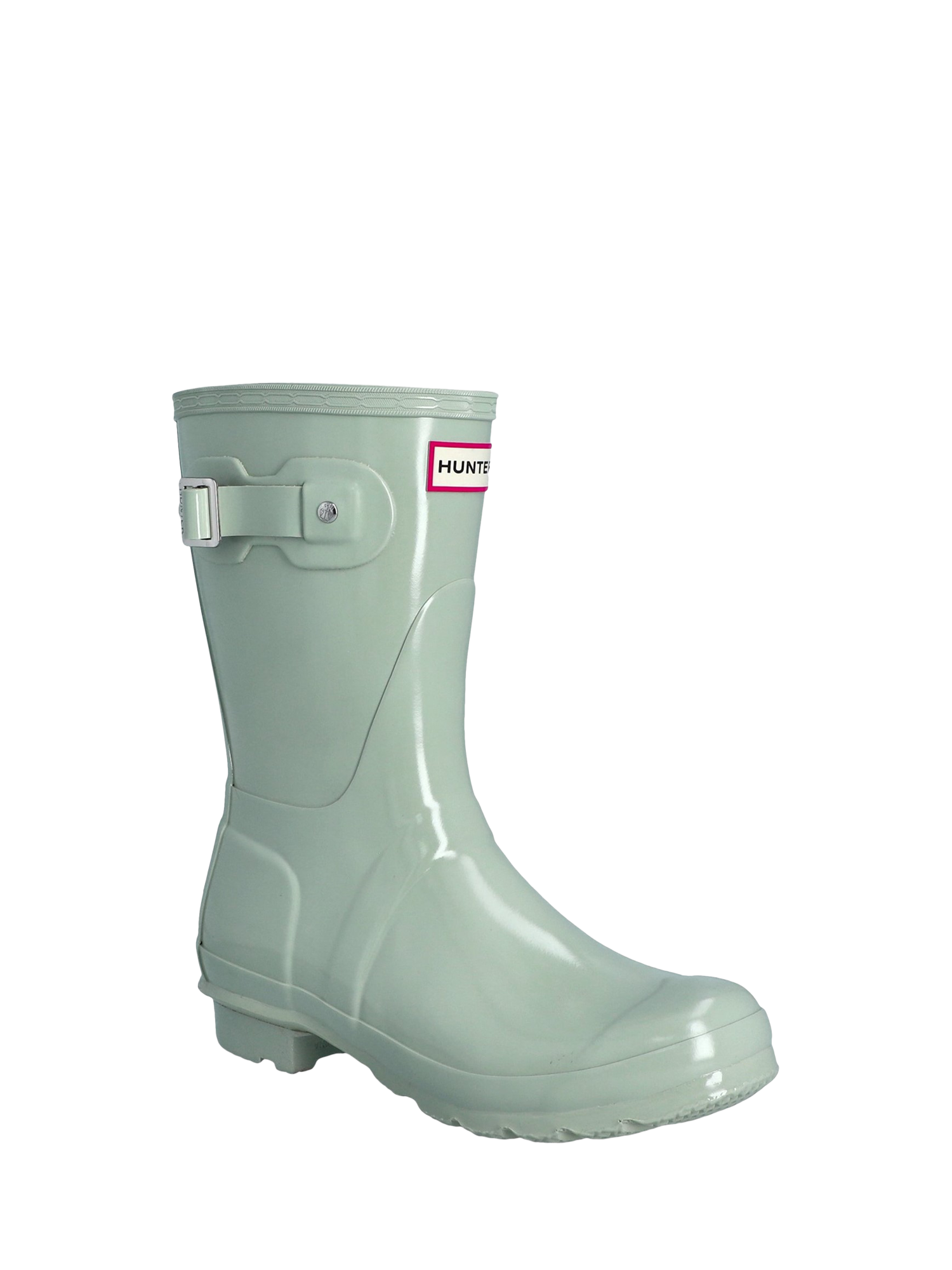 Product image 2 of 2, which shows Hunter Original Short Wellington Boots, Sea Foam, 3