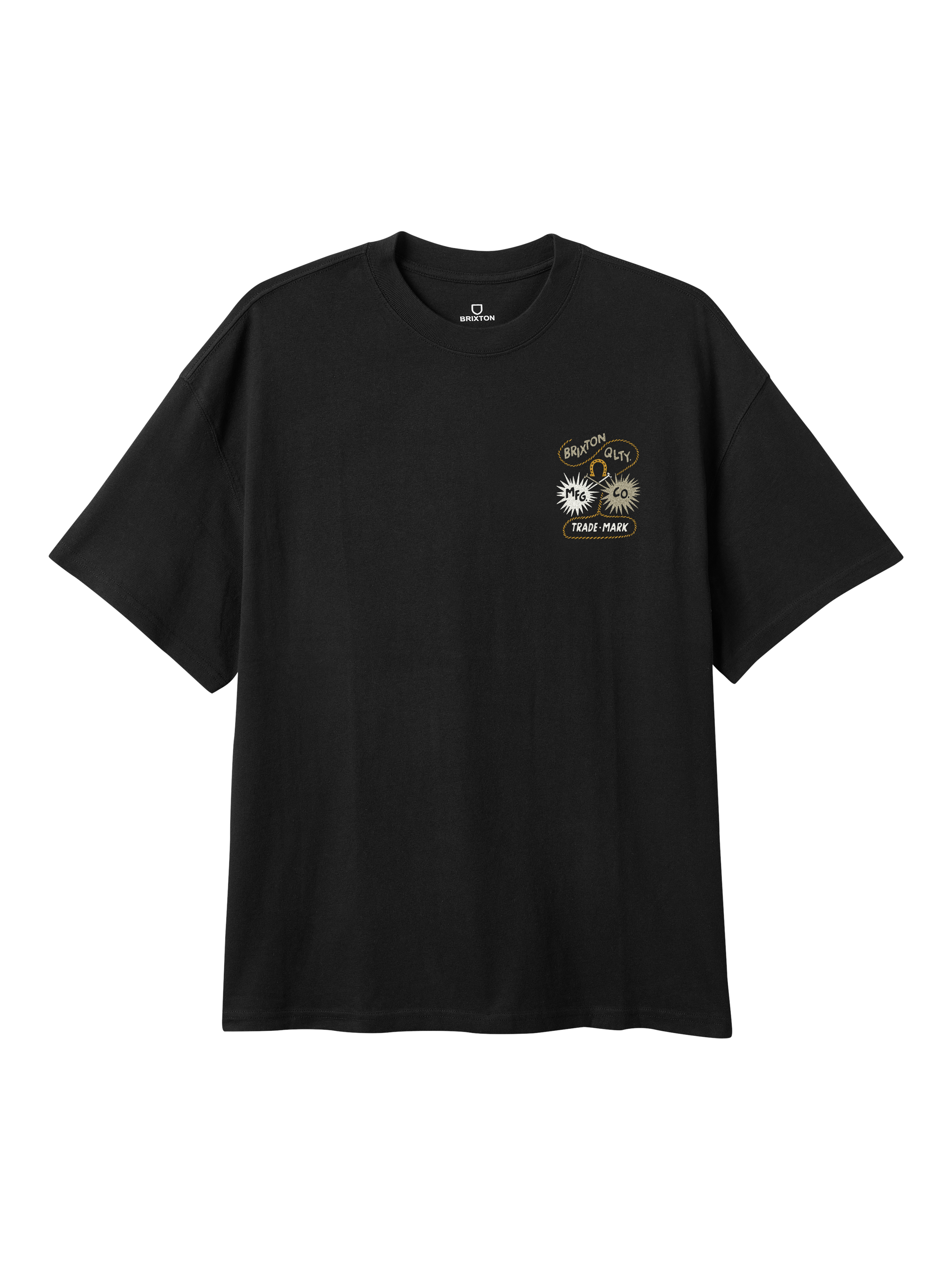 Product image 1 of 2, which shows Brixton Remo T-Shirt, Black, M