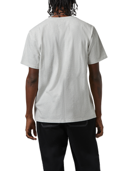 Brixton Embroidered Heavyweight T-Shirt, Heather Grey Ash - view 2, Heather Grey Ash