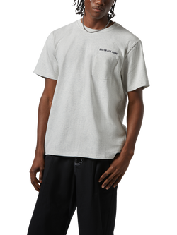 Brixton Embroidered Heavyweight T-Shirt, Heather Grey Ash, Heather Grey Ash