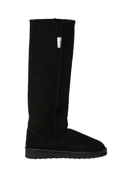 Celtic & Co. Celt Sheepskin Knee High Boots, Black