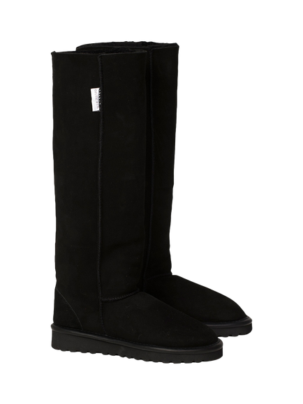 Celtic & Co. Celt Sheepskin Knee High Boots - view 2, Black