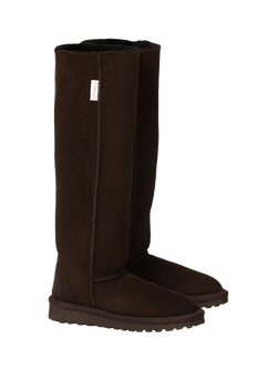 Celtic & Co. Celt Sheepskin Knee High Boots - view 2, Mocca
