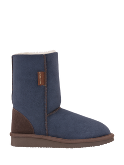 Celtic & Co. Celt Sheepskin House Boots, Blue Iris